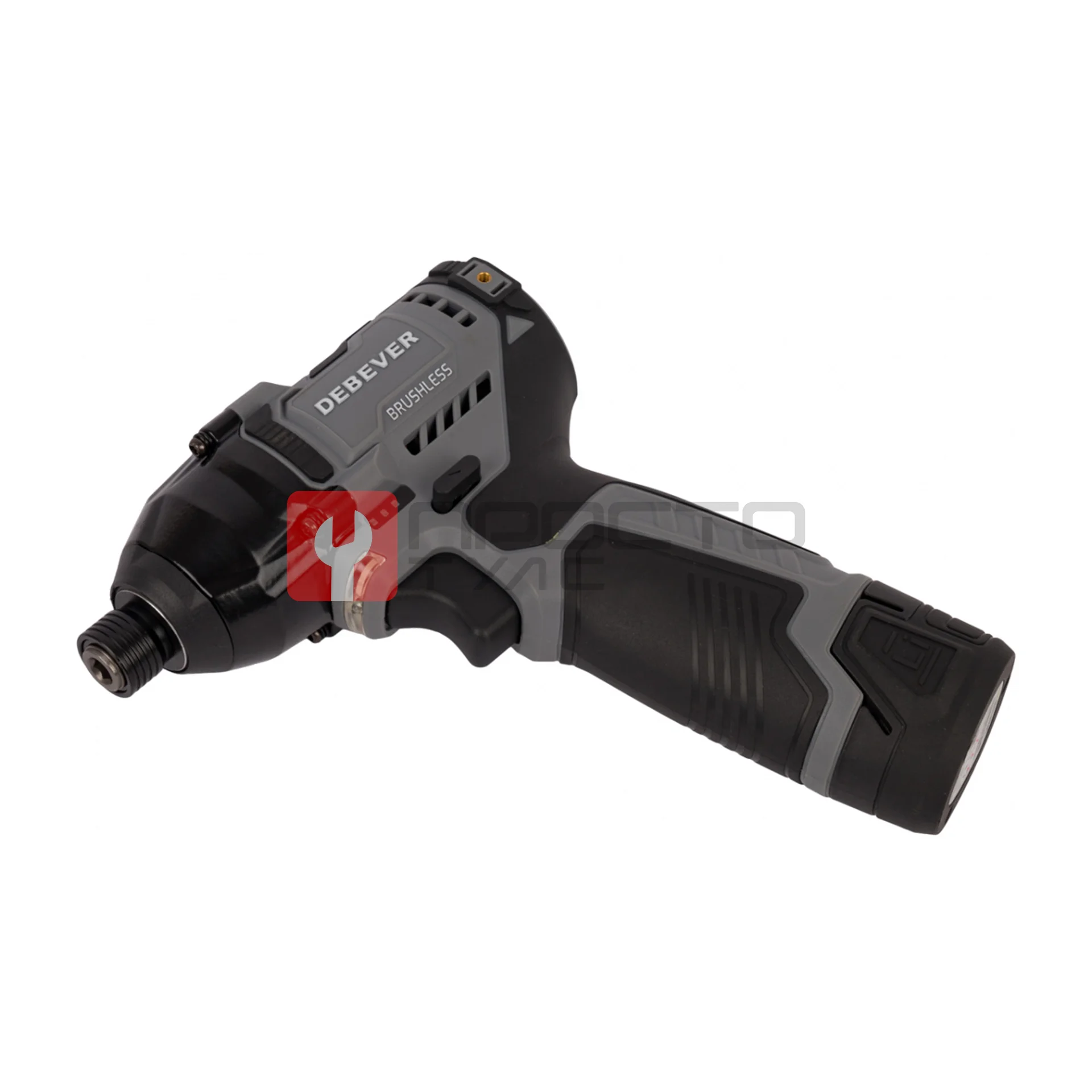 DBE-7361CKIT Винтоверт аккумуляторный DeBever бесщеточный, ударный, шестигранник 1/4", 140Nm, 12В, 1.5 Ач в наборе с аккумулятором и зарядным ус фото (5)