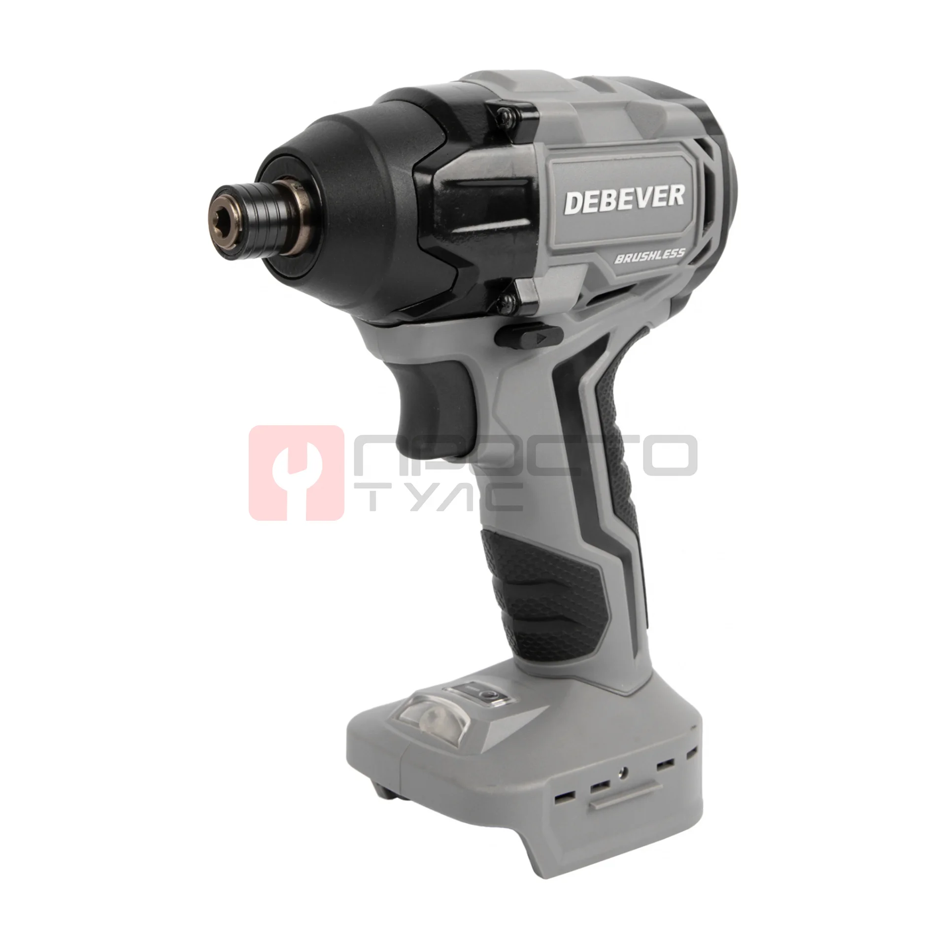 DBE-7462C Винтоверт аккумуляторный DeBever бесщеточный, ударный, шестигранник 1/4", 3 скорости, 200Nm, 20B фото (0)