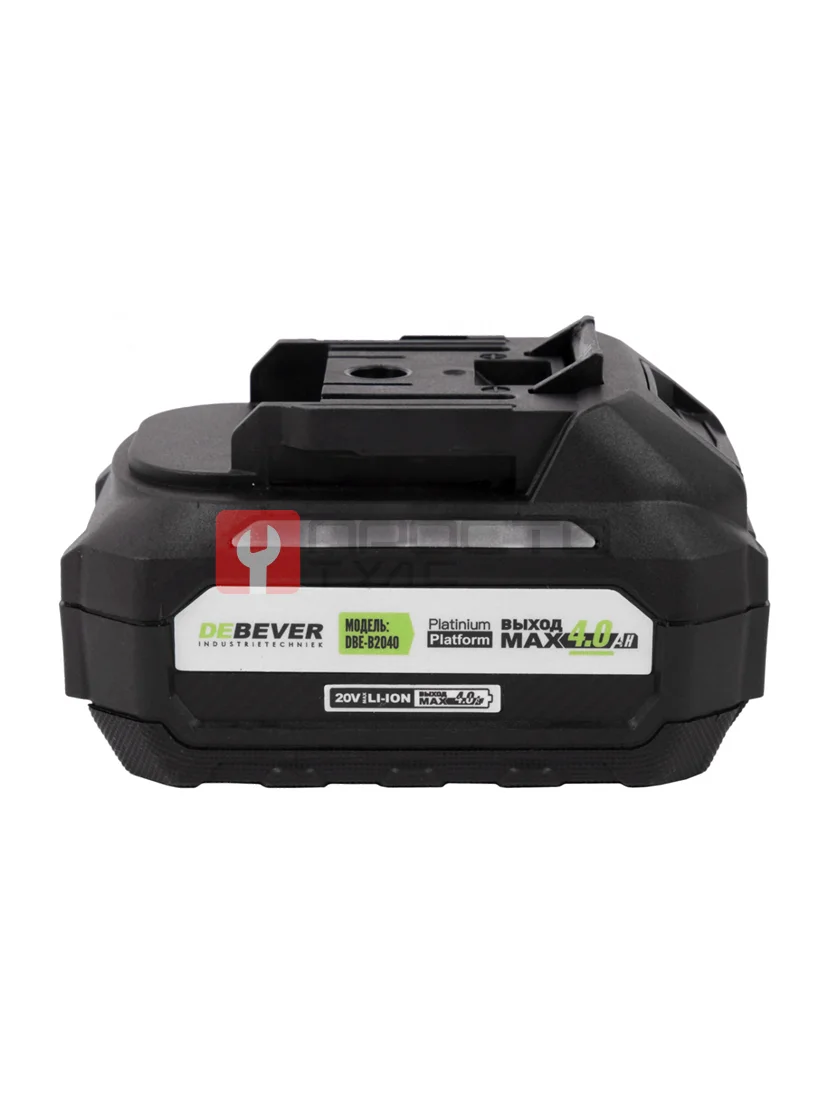 DBE-B2040 Аккумулятор li-ion; 20В; 4,0 а/ч (Debever)
