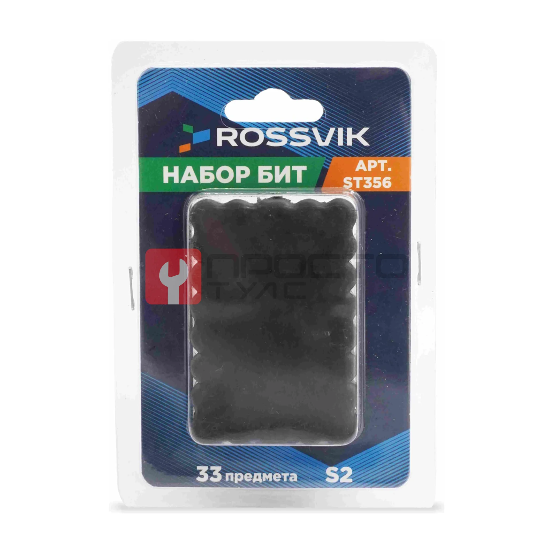 Набор бит ROSSVIK ST356, PH, PZ, SL, HEX, TT, TA, U, Y, 33 предмета фото (3)