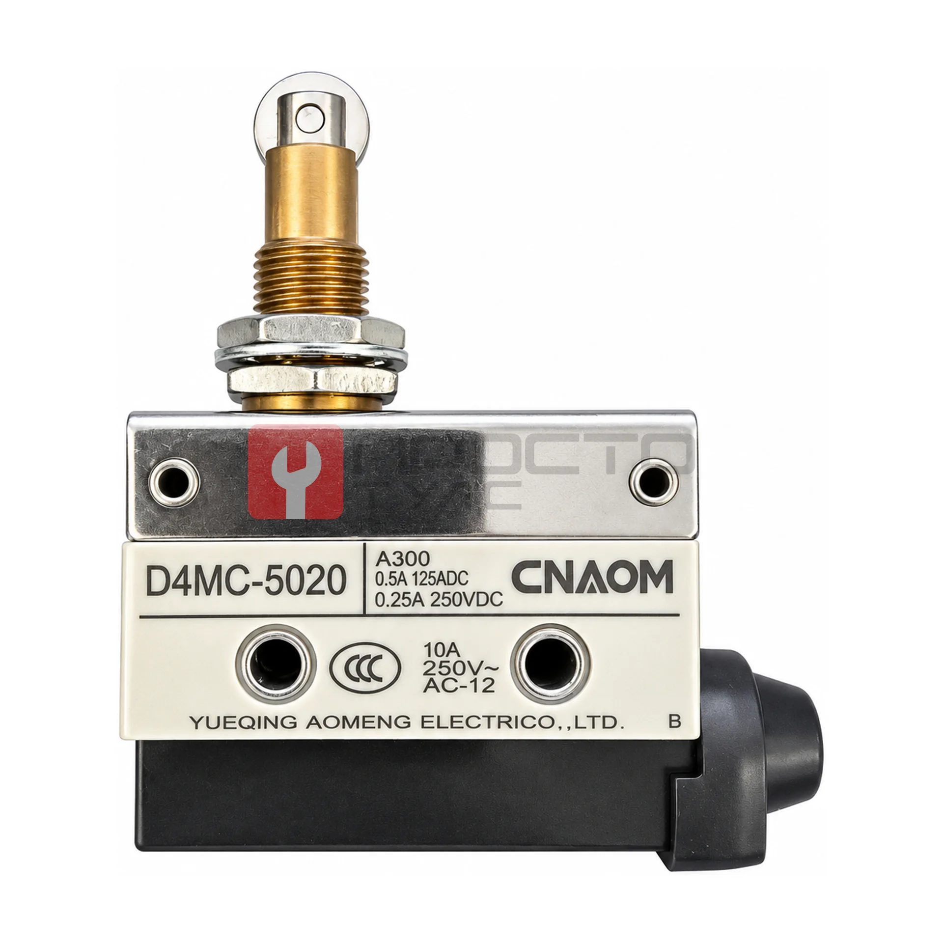 Выключатель концевой CNAOM D4MC-5020 (ролик на штоке) фото (0)