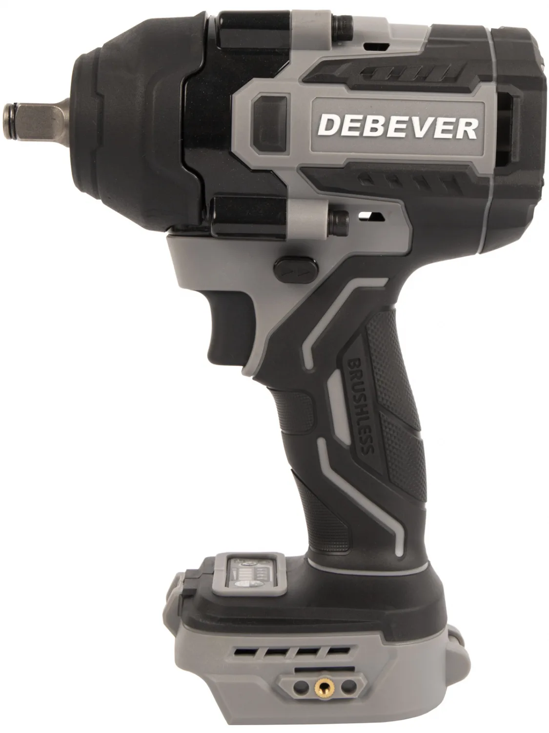 DBE-6348C Гайковерт аккумуляторный DeBever бесщеточный, ударный, квадрат 1/2", 850Nm, 20B фото (1)