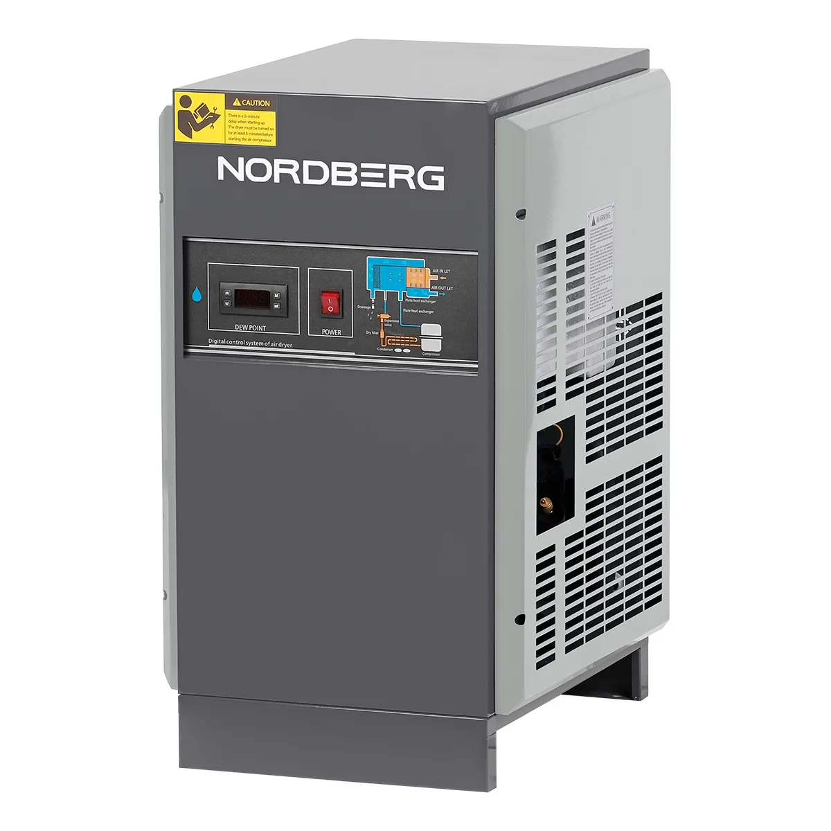 Осушитель воздуха до 16 бар, 2400 л/мин, 220 В, серый NORDBERG NCD20-G фото (0)