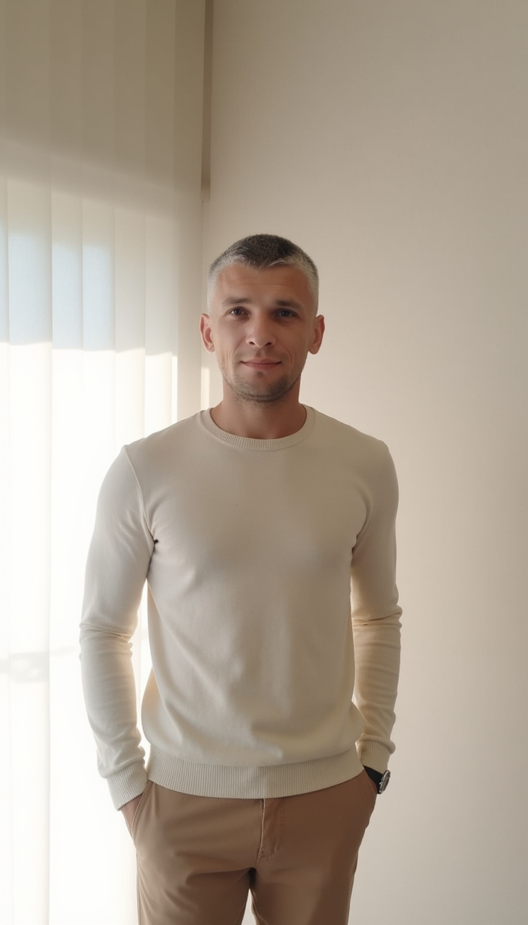 Фотосессия психолога: минимализм, мягкий свет