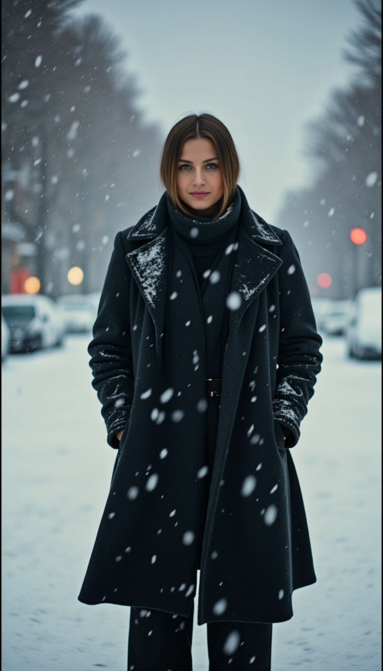 Снежная фотосессия: Трети, Sony A7 IV, Контровой свет