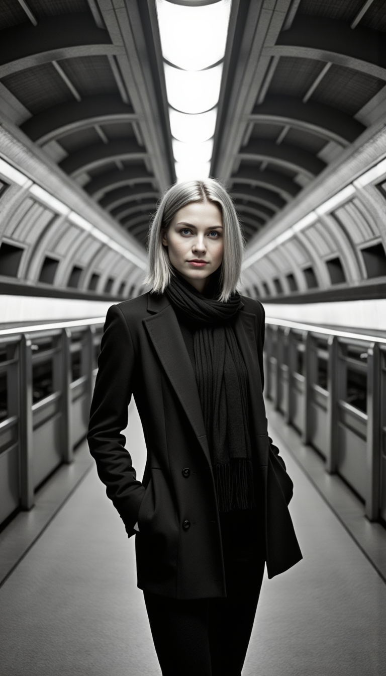 Ч/Б Подземка: EOS R5, Высокий Ключ и Глубина!