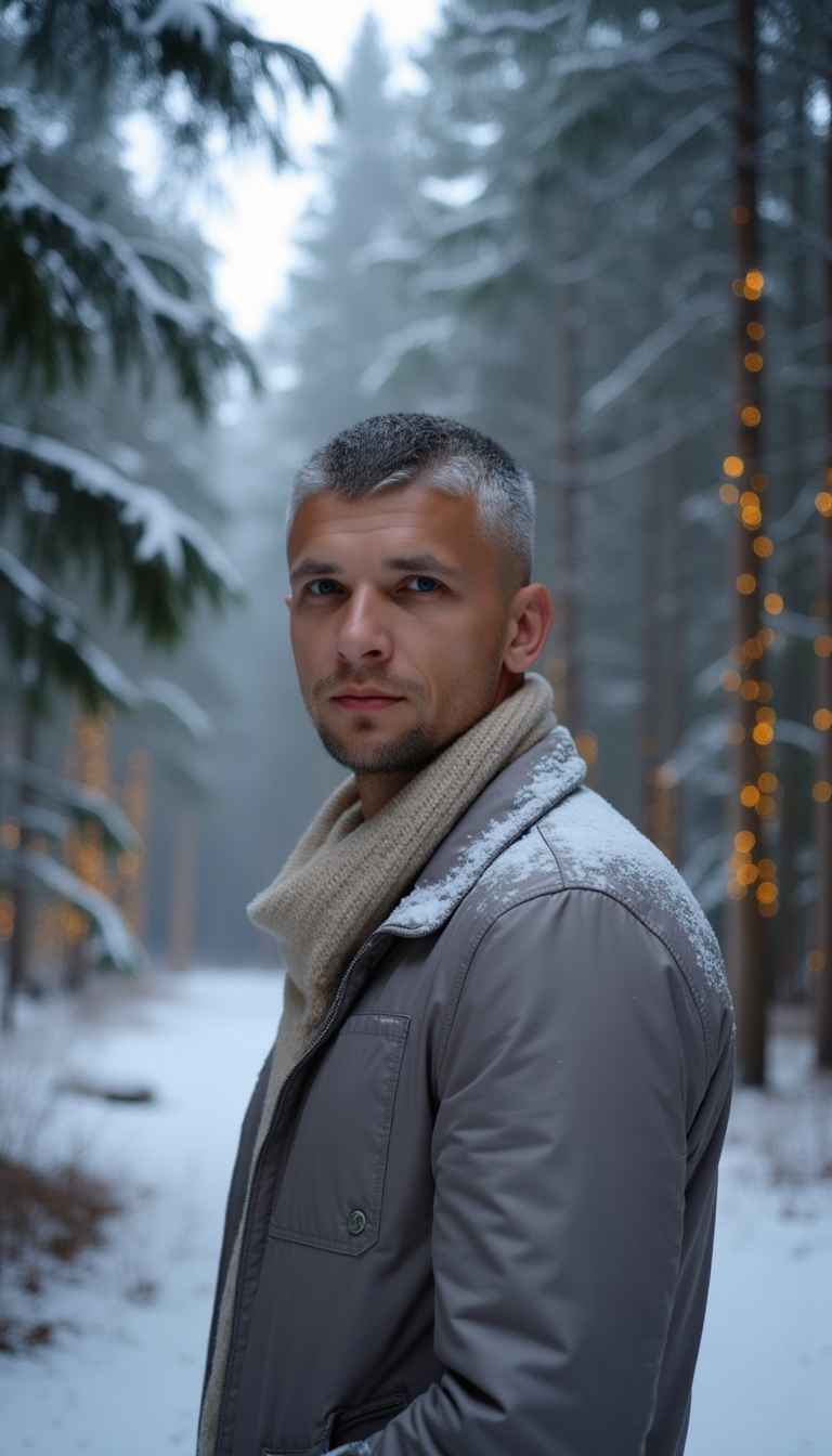 Новогодняя Фотосессия: Магия Естественного Света & Боке