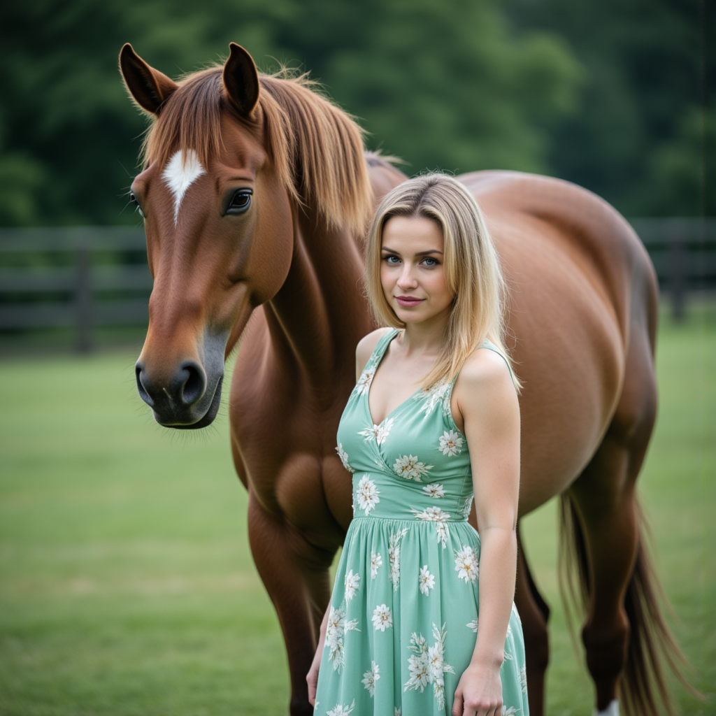 Фотосессия девушка с лошадью: Нежность и Мечта