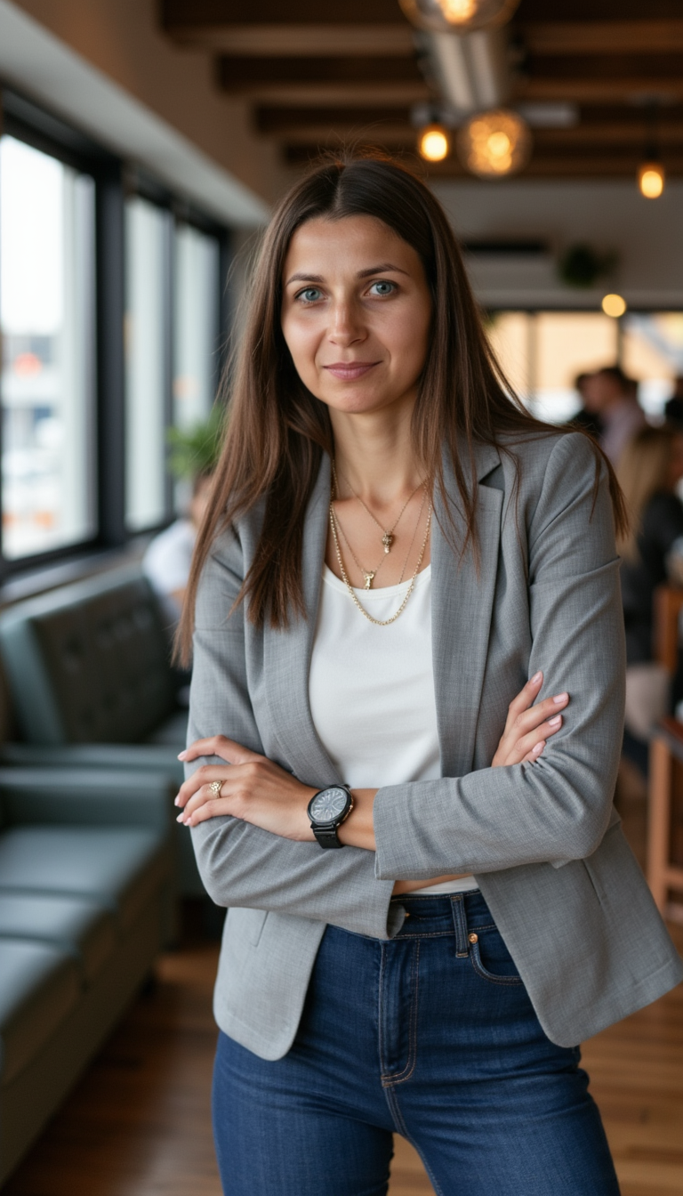 AI Photos: High-Key Business Portraits for Social Media