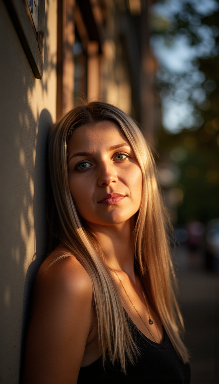 ИИ фотосессия: асимметрия и свет для соцсетей