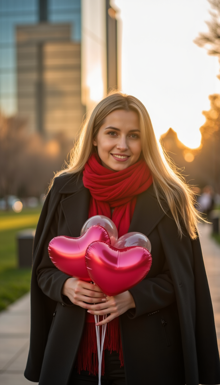 Фотосессия на День Валентина: Сердца, свет, Sony A1