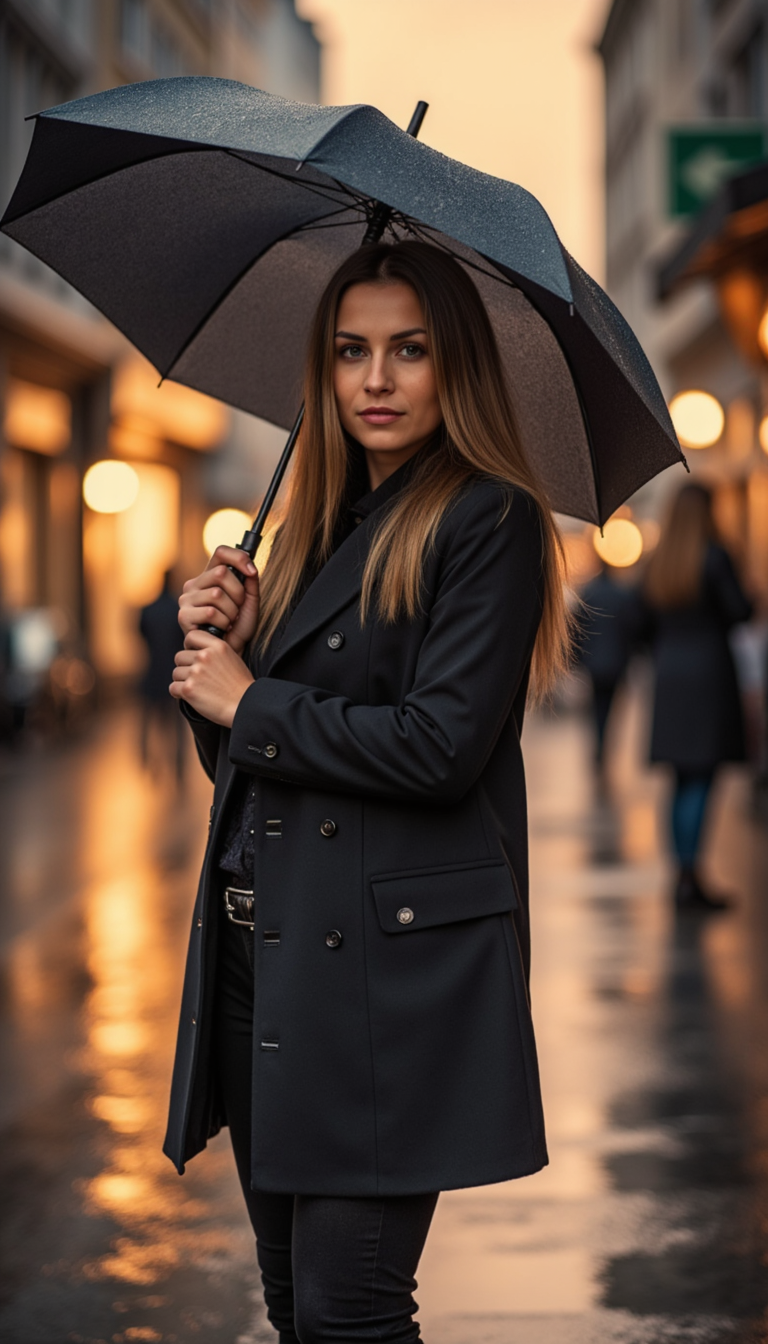 Фотосессия в лужах: Золотой час & Nikon Z9