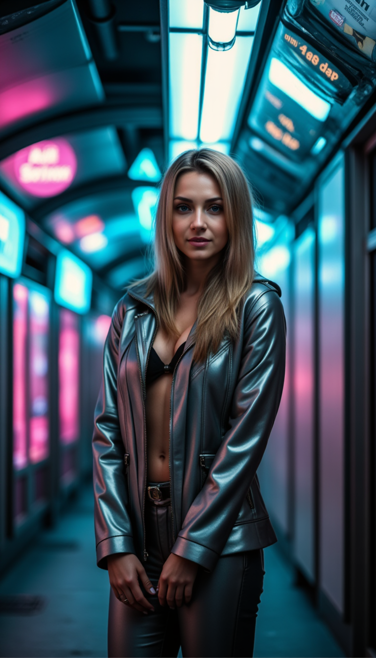 Неон Метро: Киберпанк Фотосессии Z8, Rule of Thirds