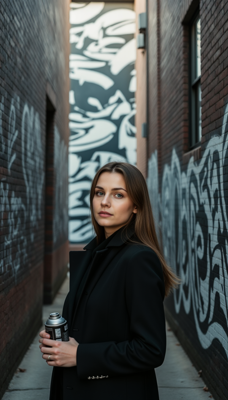 Фотосессии с уличными художниками: минимализм и Nikon Z9