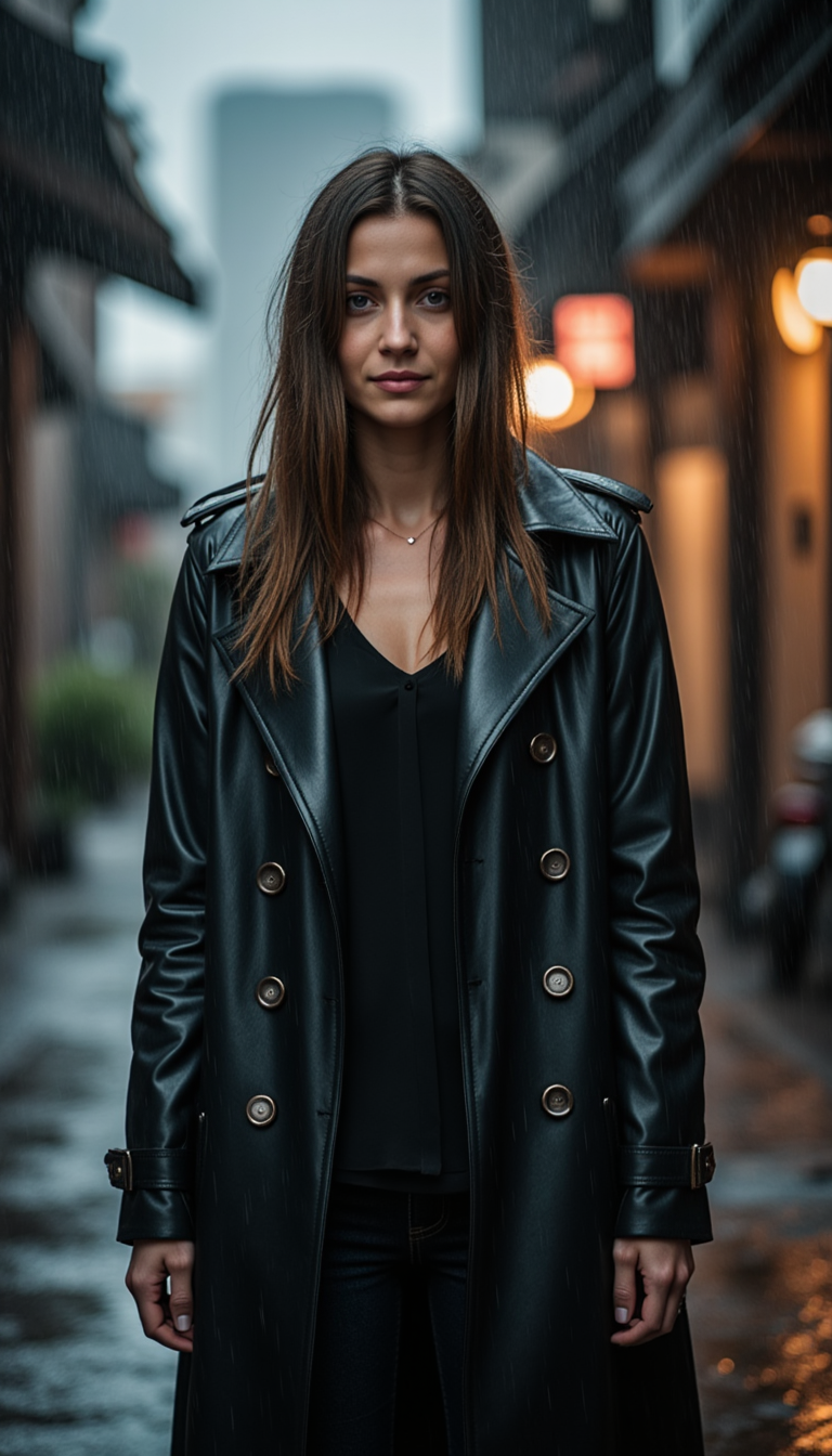 AI Фотосессия в Дождь: Атмосфера и Canon R6