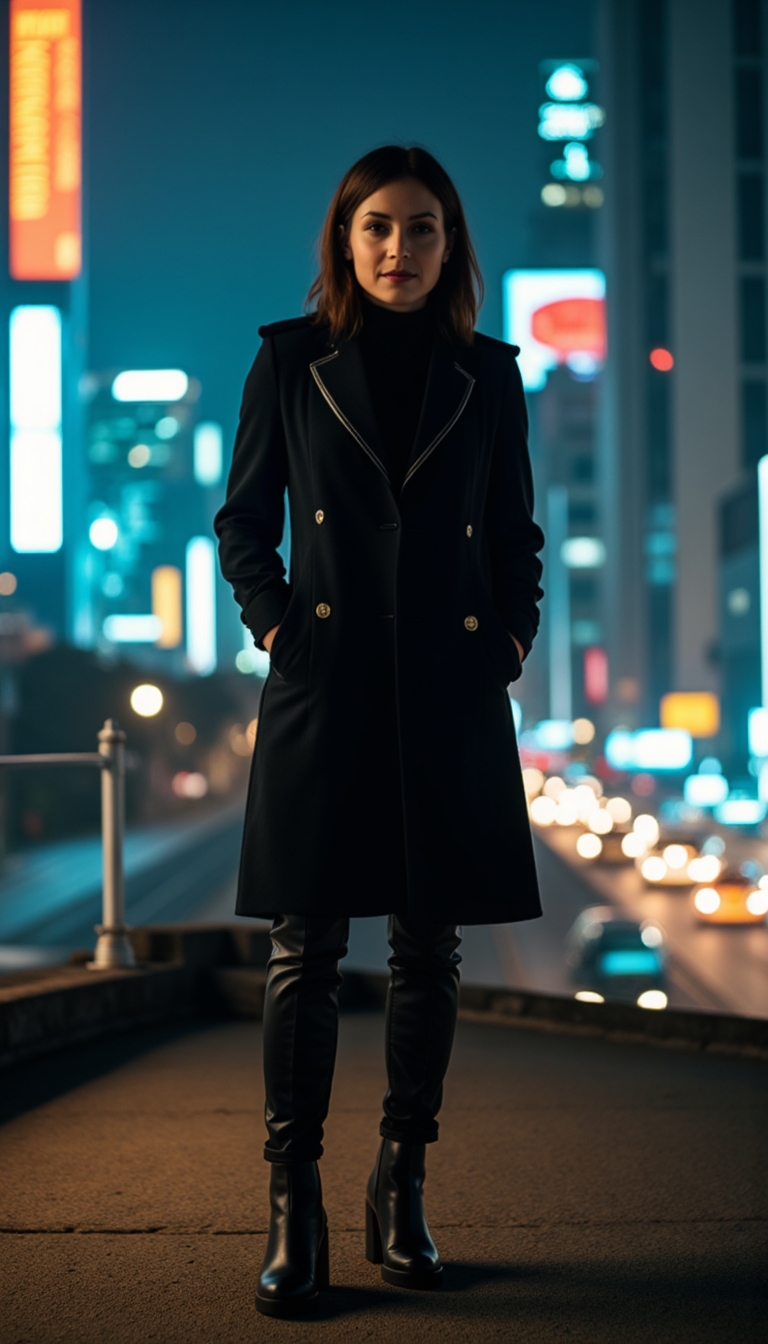 Ночной город: шедевр с Sony A1 и 35mm f/1.4