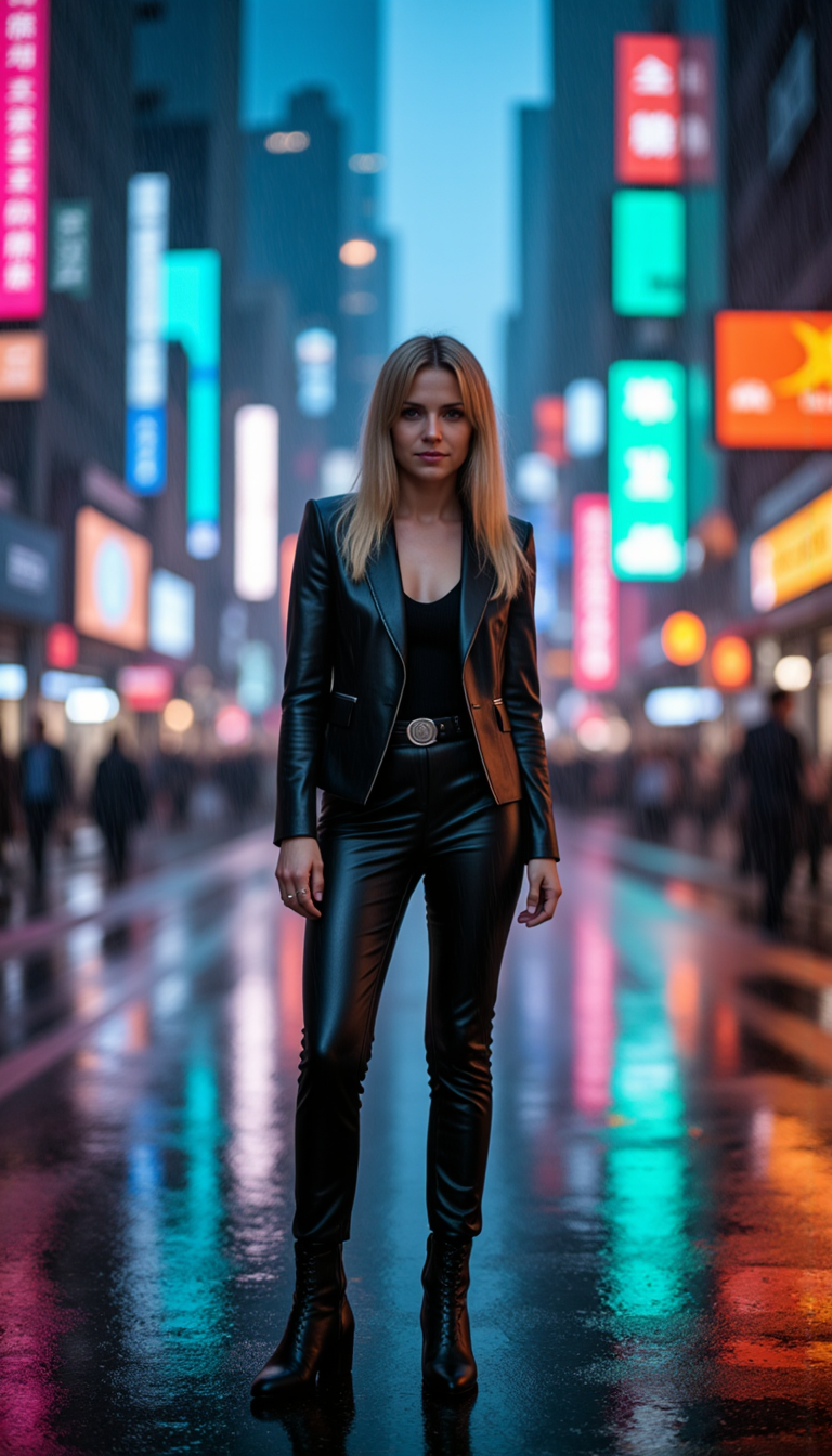 Киберпанк Неон: Идеальное фото с Canon EOS R6