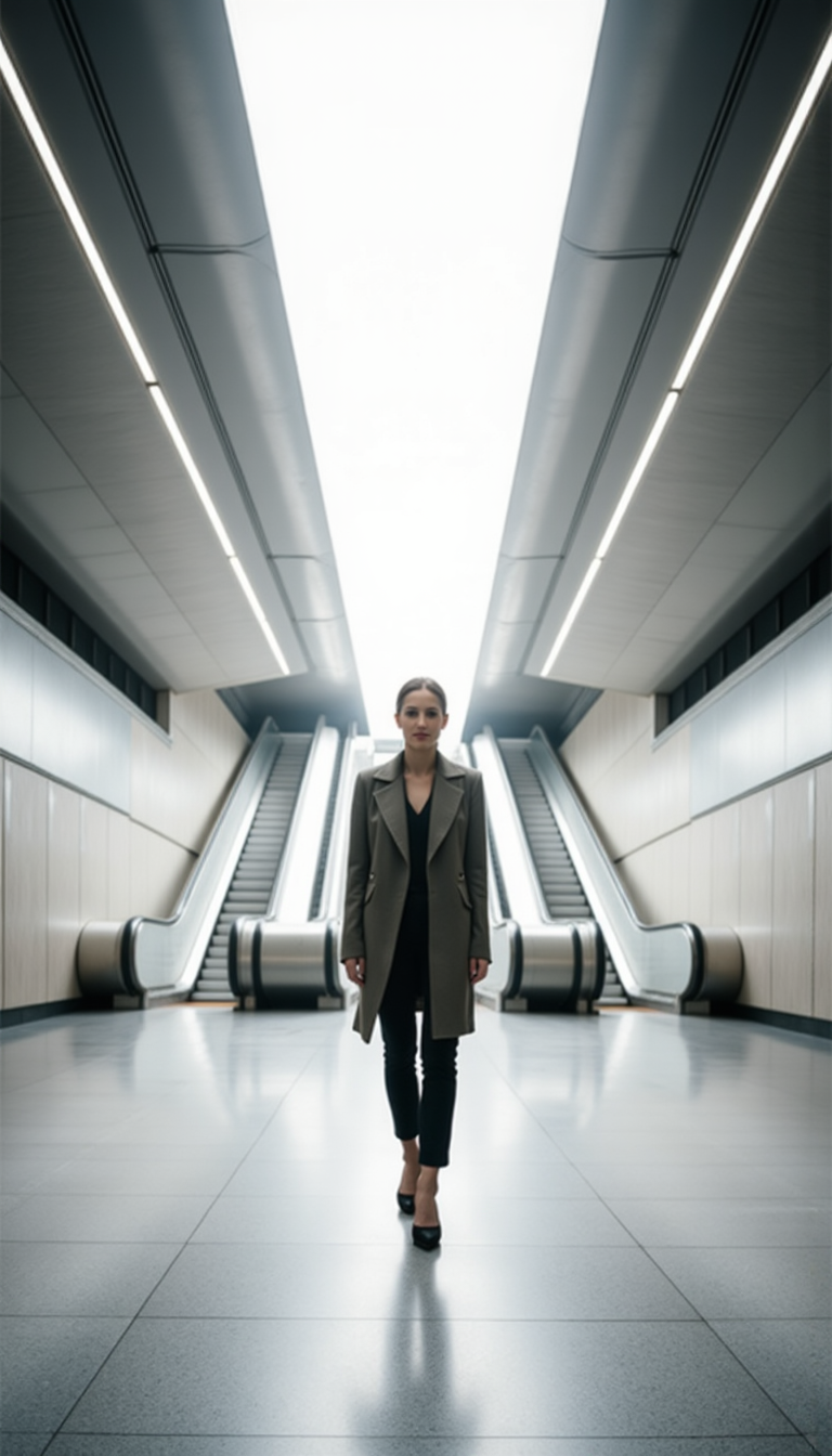 Пустые станции: Атмосфера Sony A7 IV (35mm)