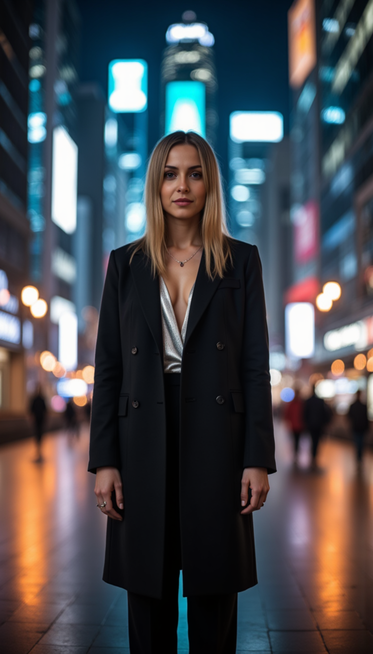 Ночной город: Симметрия, Bokeh и Sony A1