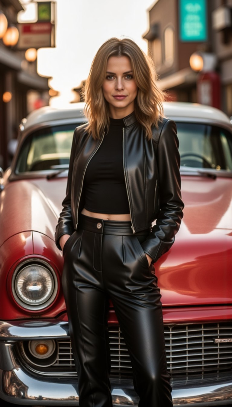AI Фото в стиле 50-х: Ретро Nikon Z9
