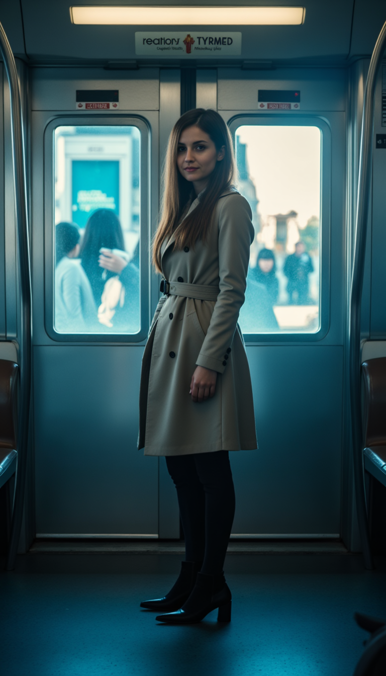 Метро Фотосессия: Динамика кадра и свет Sony A7 IV