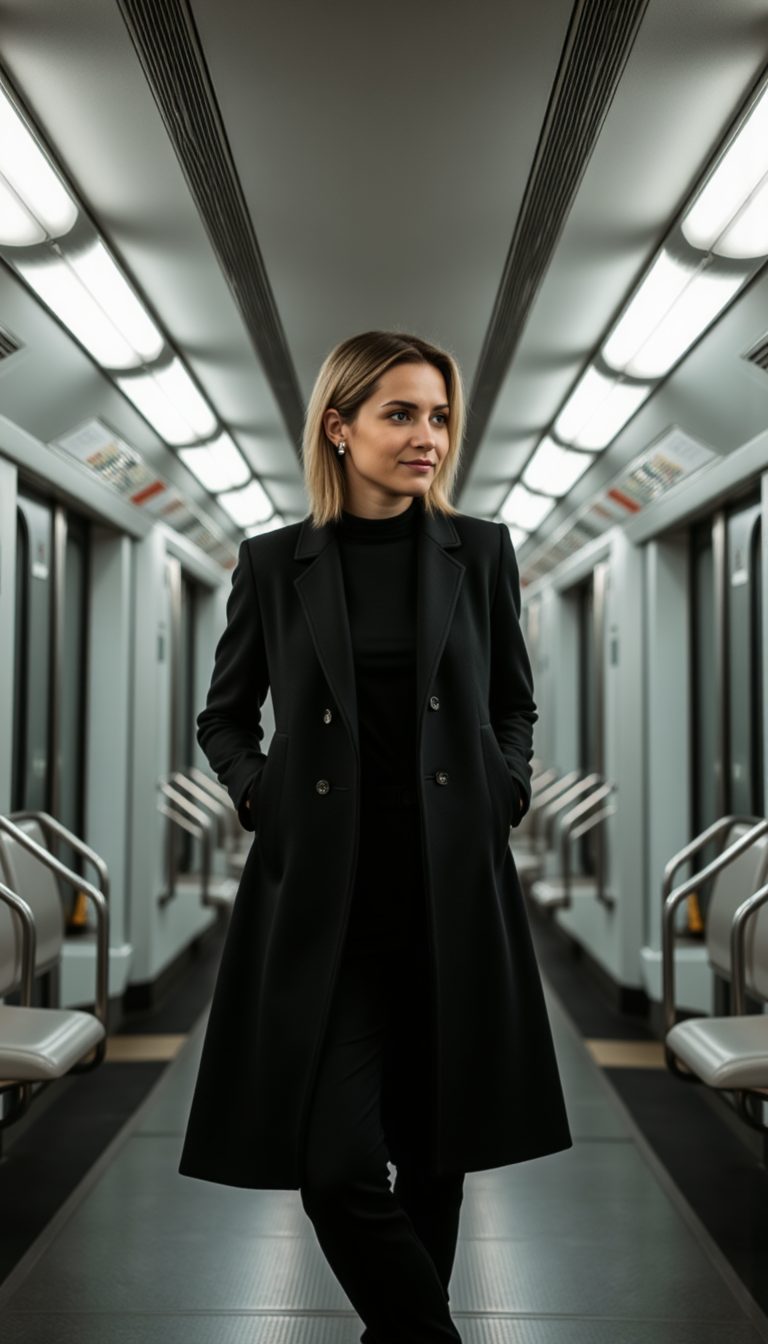 Метро Фотосессия: Симметрия и Глубина с Sony A7 IV