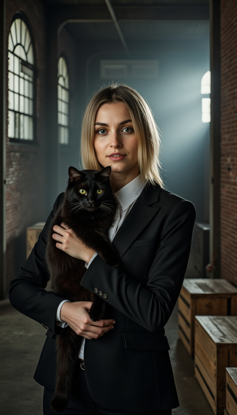 Фотосессия с котиком: Драма, свет и Sony A7 IV