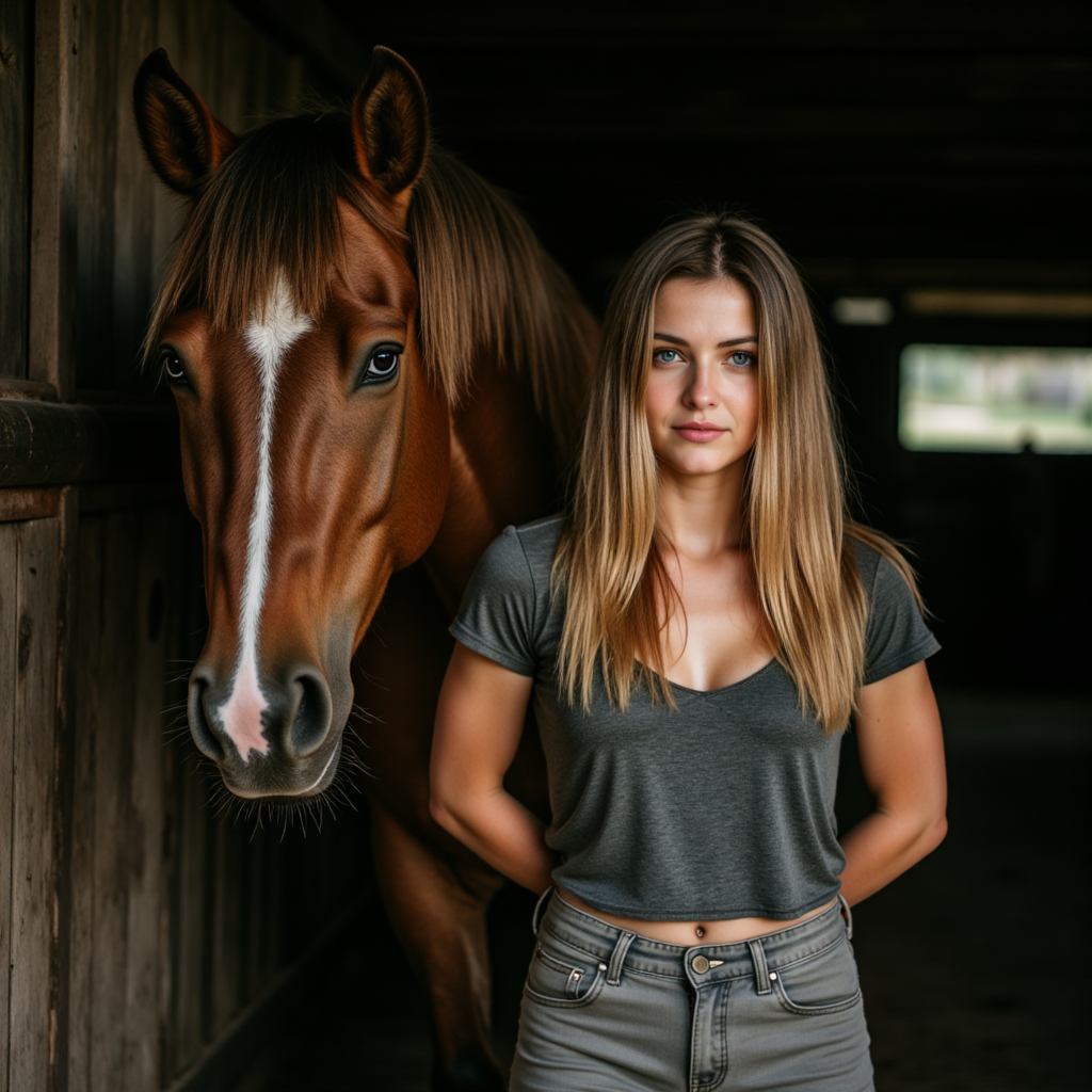 Лошади и меланхолия: RAW фотосессия