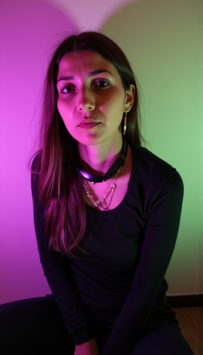 ИИ Портрет: Симметрия, Sony A7 IV, Gradient