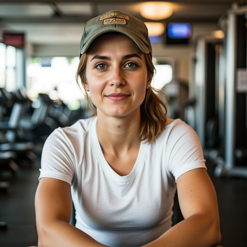 Hipster Gym: Gentle Portrait in RAW.