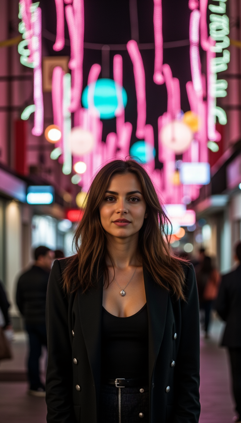 Неон: Симметрия и Кино (Sony A1, 50mm)