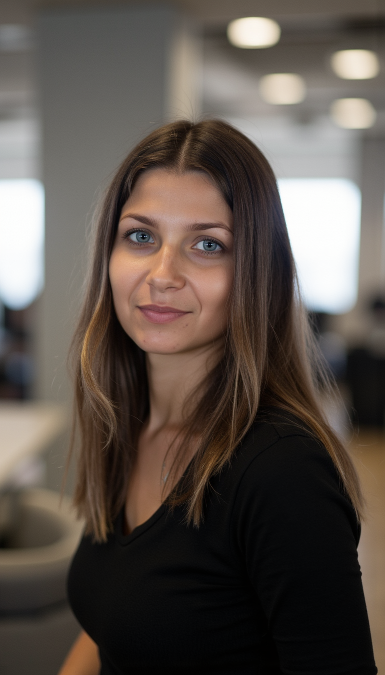 AI Headshots: Rule of Thirds, EOS R6, Blur