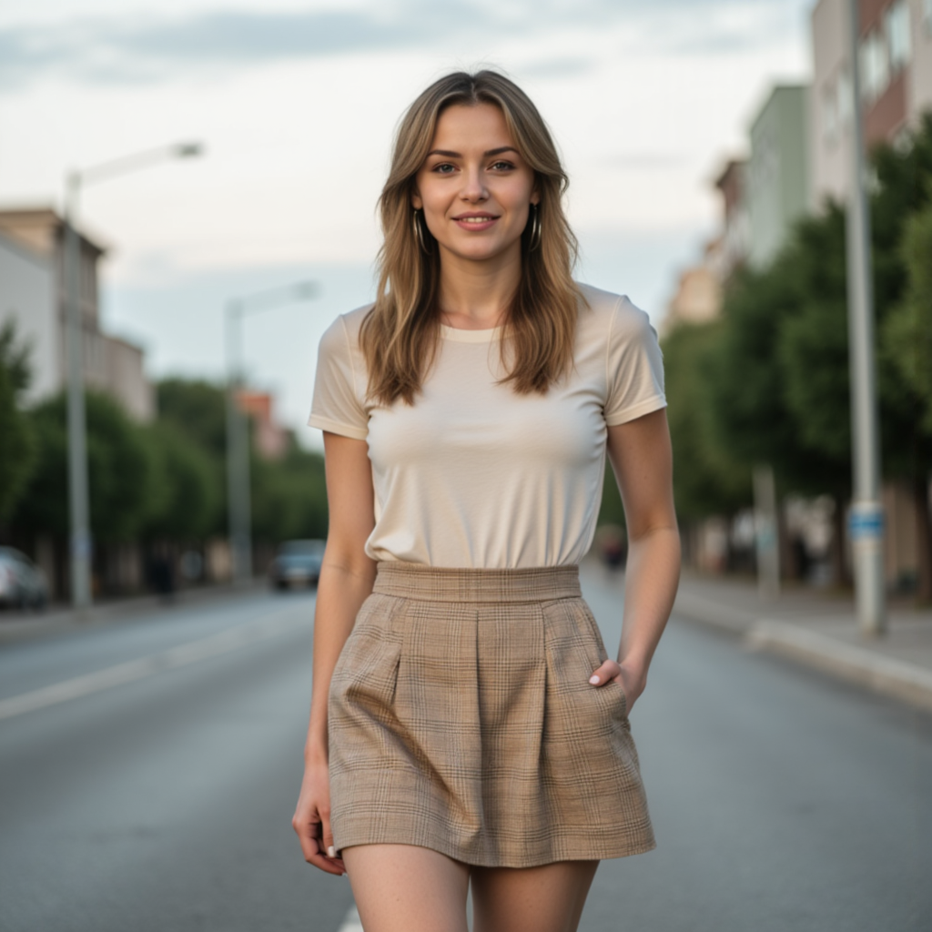 90s Retro AI Фото: Девушка с Нейросетью