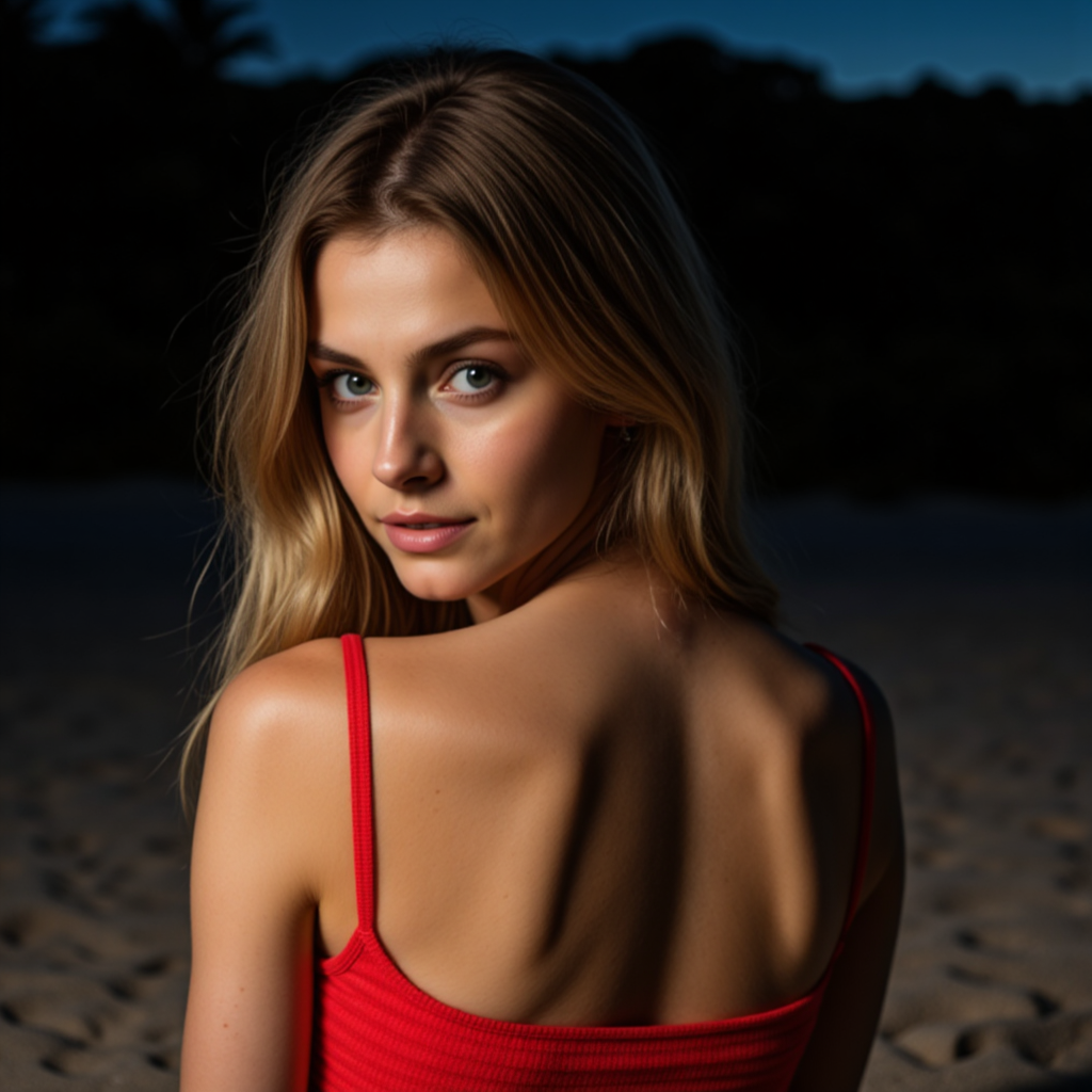 Beachy Модель: AI Свет и Софт Фокус