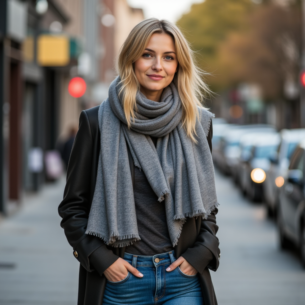 Cool Urban Studio Portrait: AI Photo