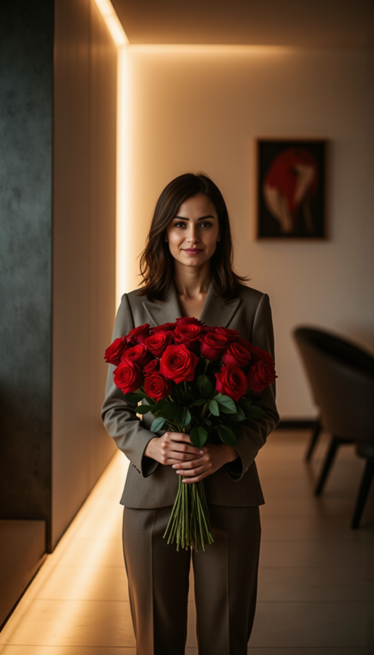 AI Фото: Алые Розы, Canon R5, Романтика