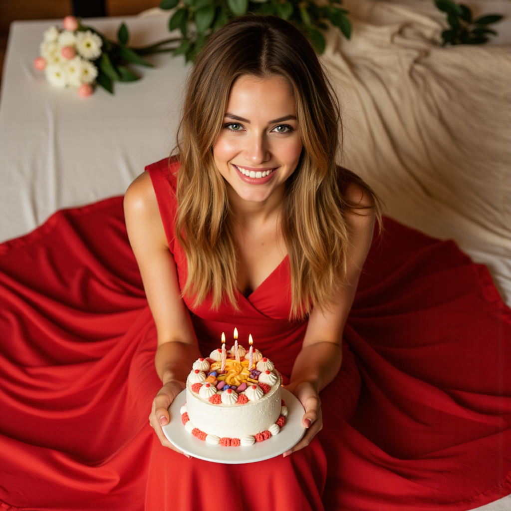 День рождения: Фотосессия с Тортом и Платьем