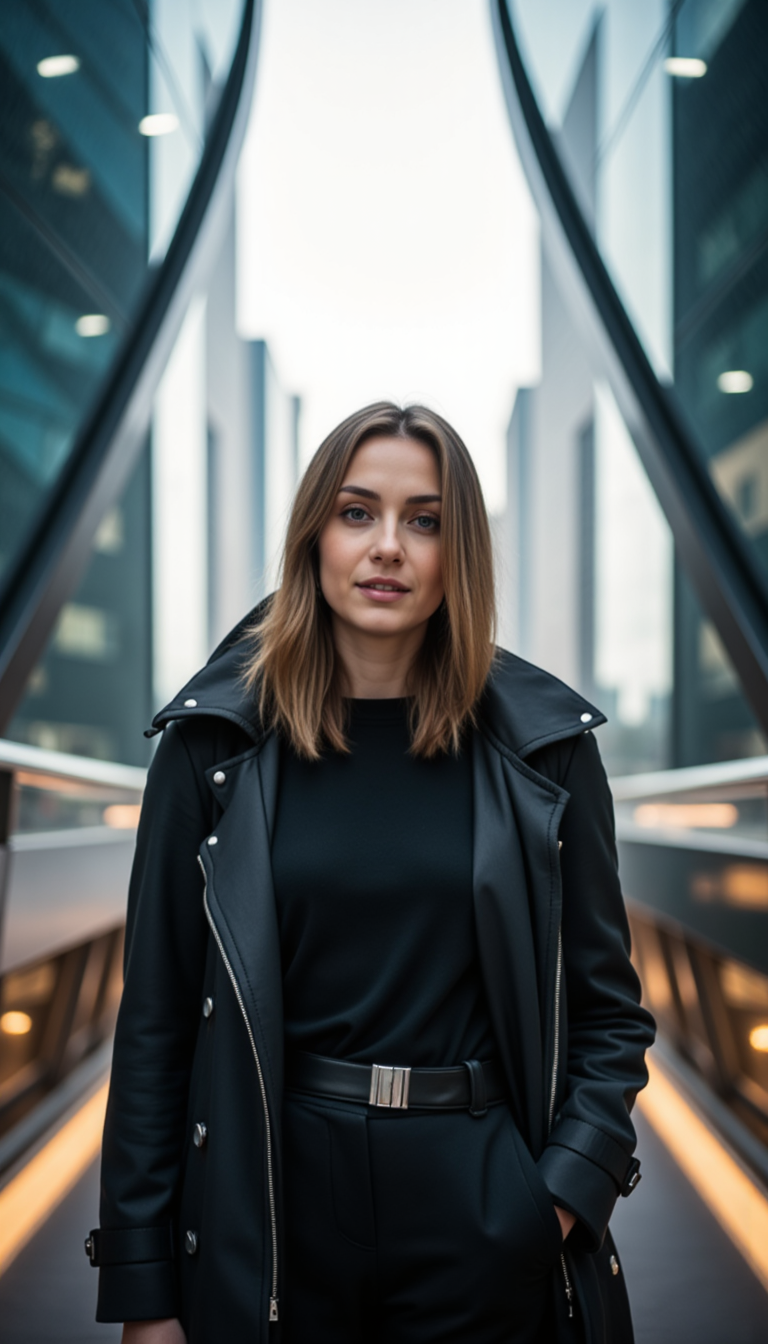 Футуристичные фото: Canon EOS R5, асимметрия и свет