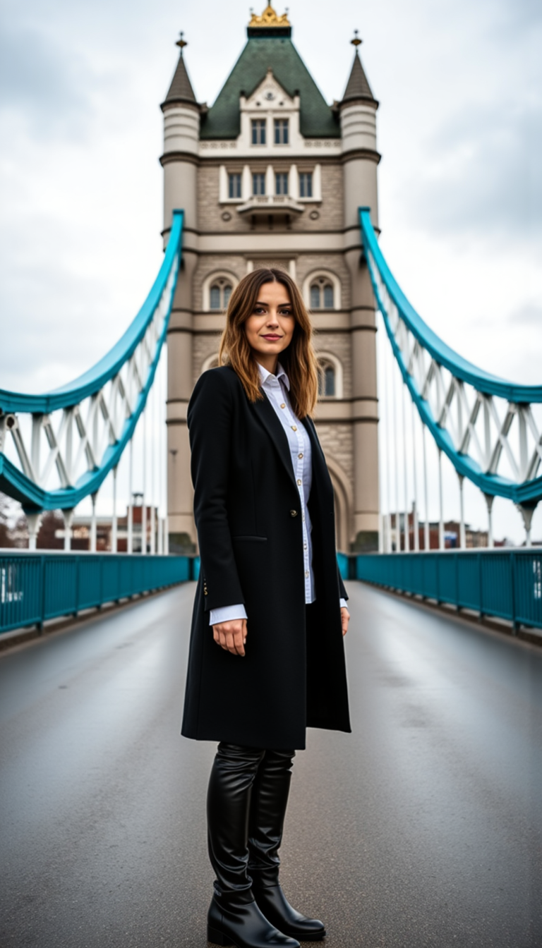 Тауэрский мост: Светлая атмосфера, Sony A1, 85mm