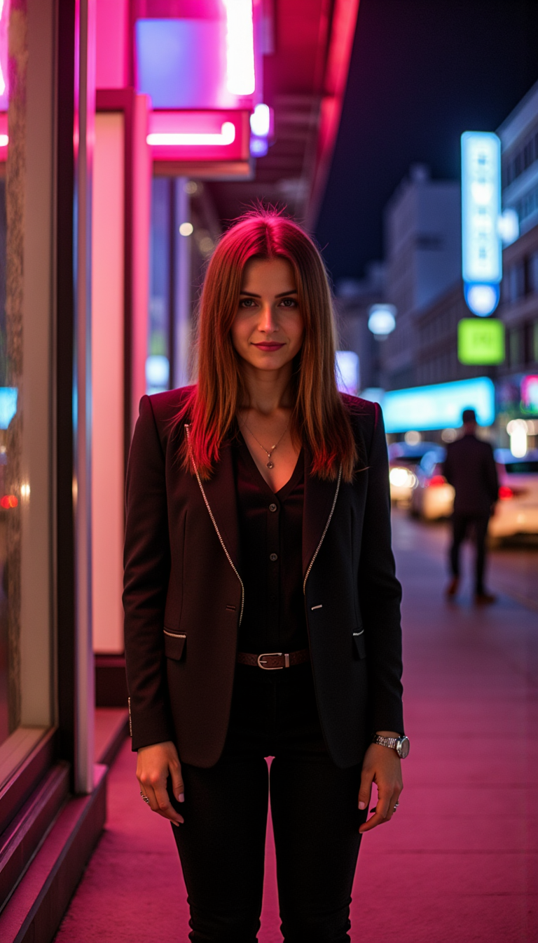 Неоновые огни города: Асимметрия и Canon EOS R6