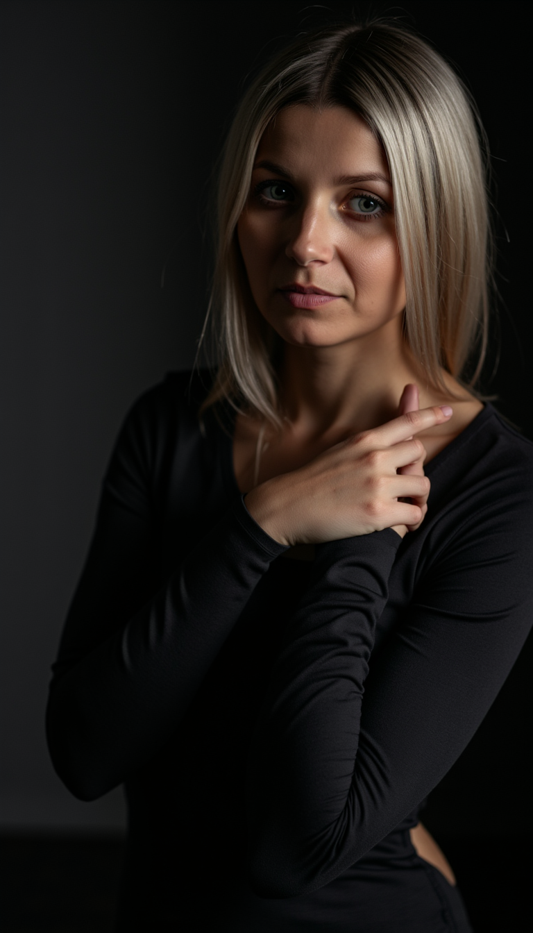 ИИ Портрет: Драма в Low-Key, Fashion и Sony A7 IV