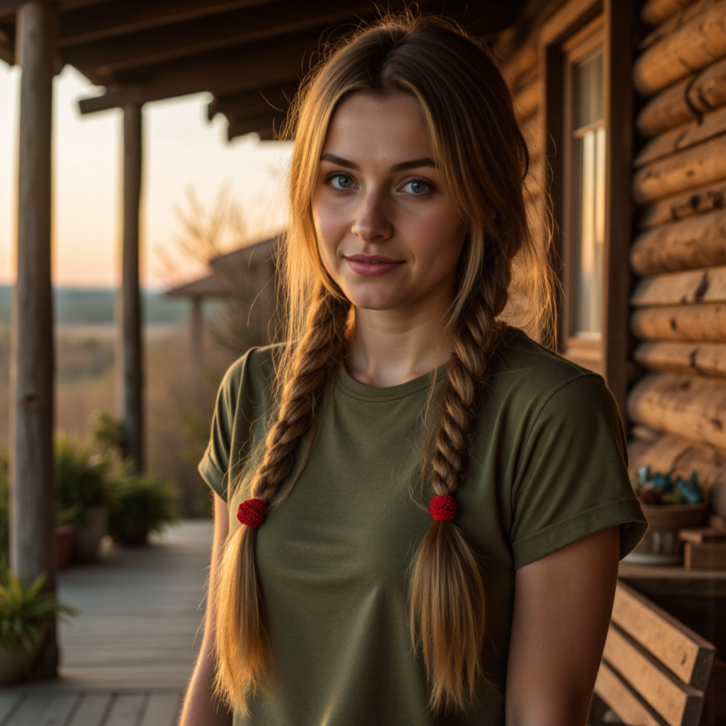 AI Фото в Русском Стиле: Естественная Красота