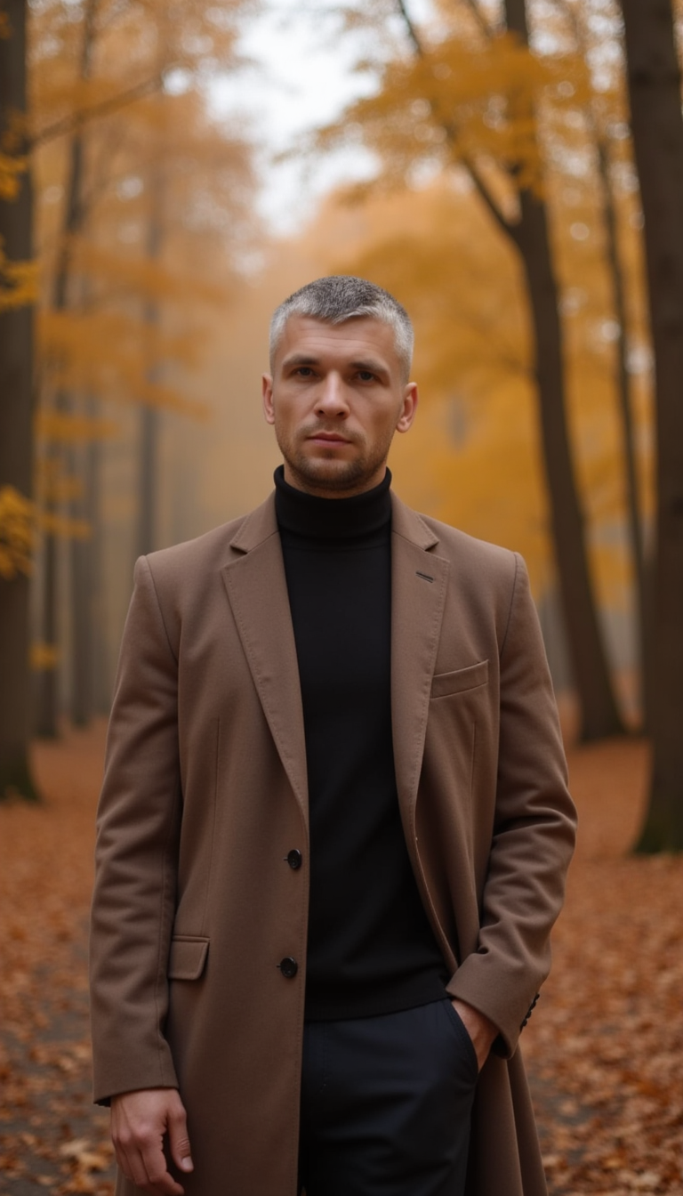 Симметрия осени: Идеальная фотосессия в деталях