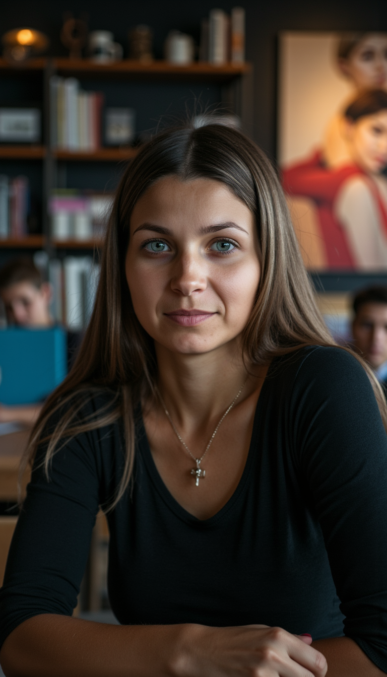 AI Портрет для Бизнеса: Low-Key, Nikon Z8