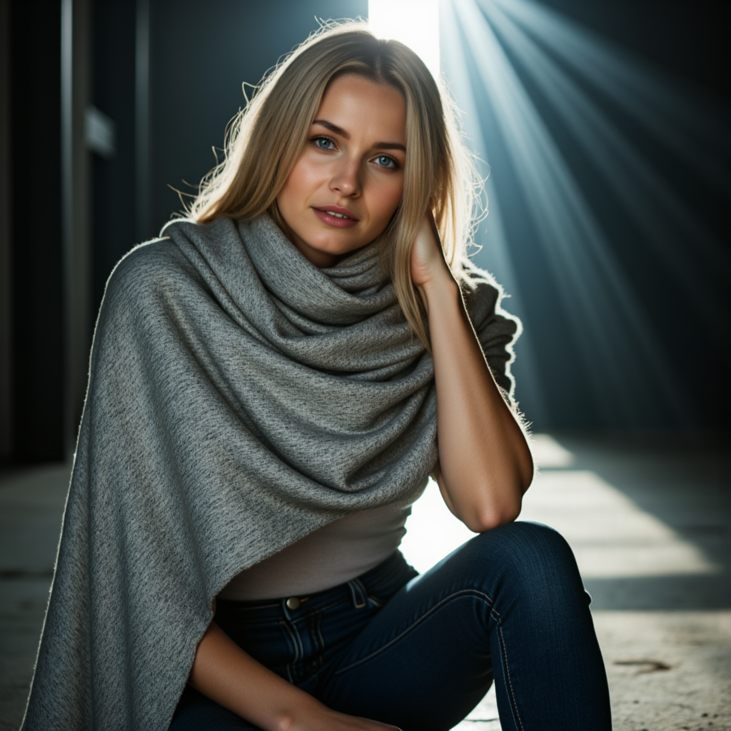 AI Фото: Стиль и Свет Полдень