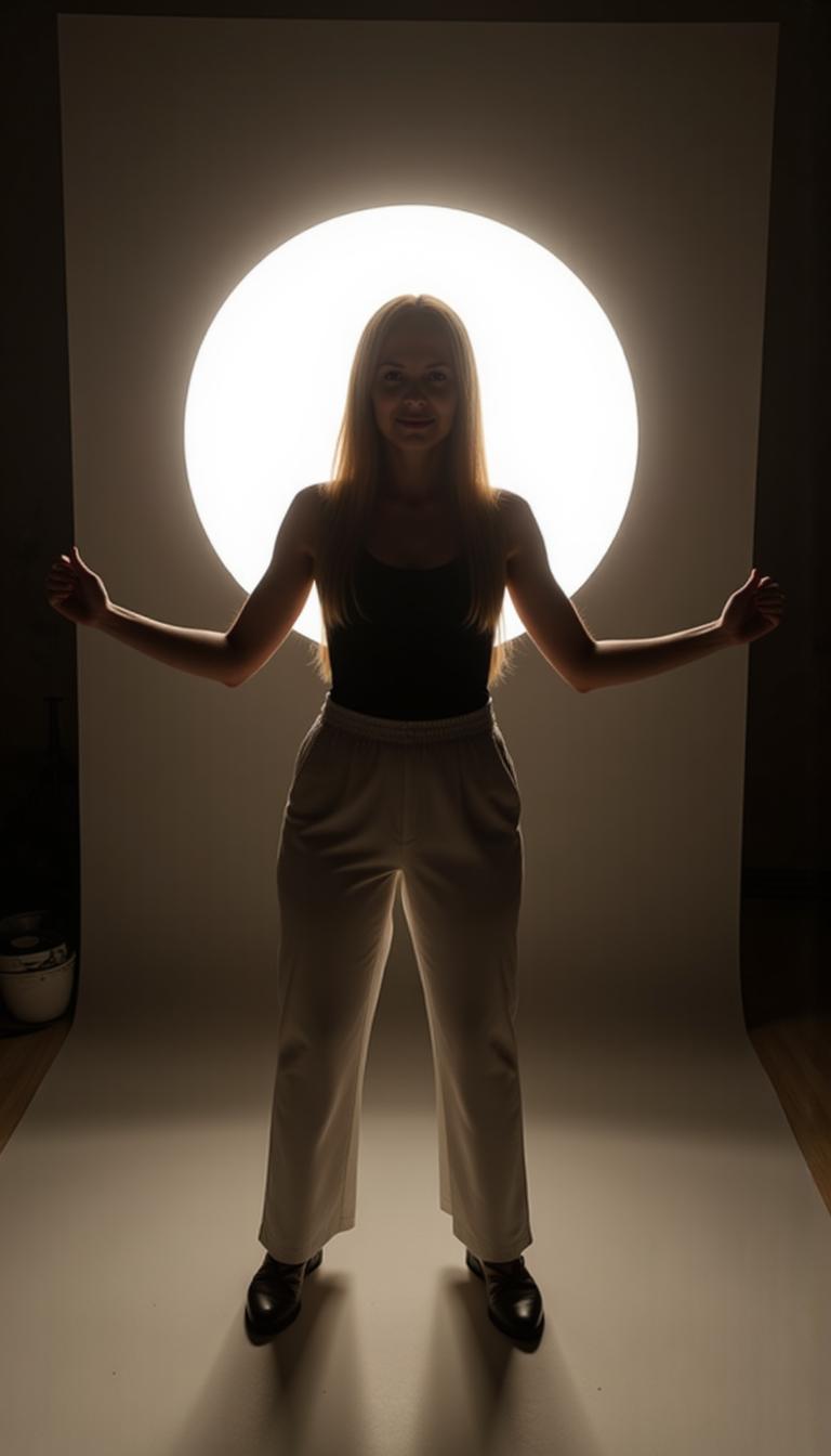 ИИ Фотосессия в Студии: Backlight, Sony A7 IV