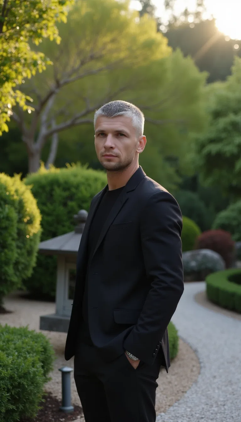 Японский сад: Динамичная фотосессия (средний план)