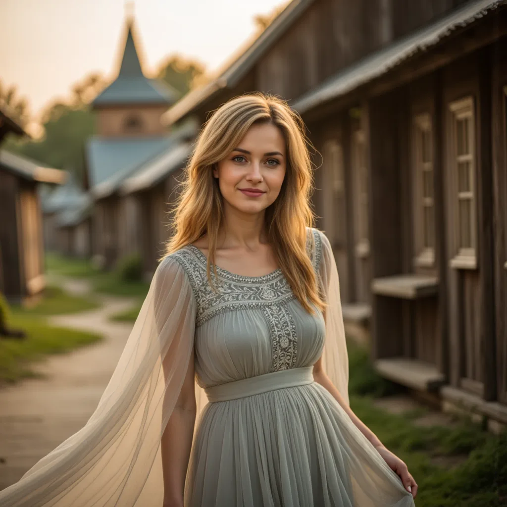 Русская романтика в шифоне: фотосессия