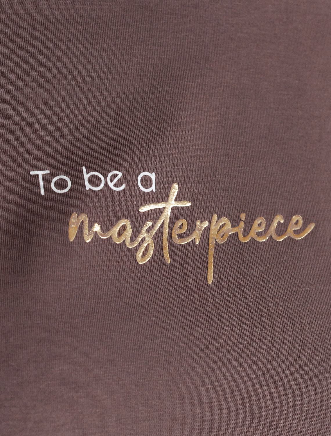 картинка Футболка женская т. кофейный_masterpiece магазин Одежда+ являющийся официальным дистрибьютором в России 