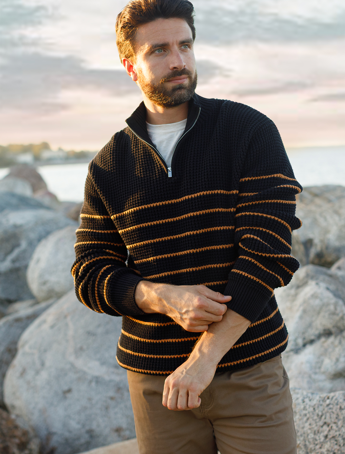 картинка Джемпер мужской черный от магазина Одежда+